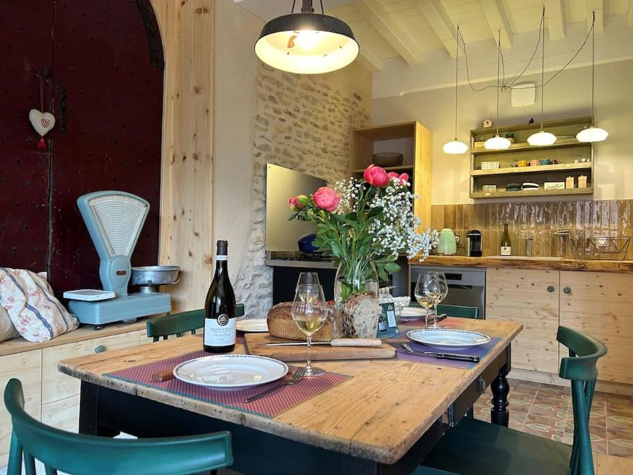 Le Tinailler Grand Standing Au Coeur Des Vignes Villa Prissé Екстериор снимка