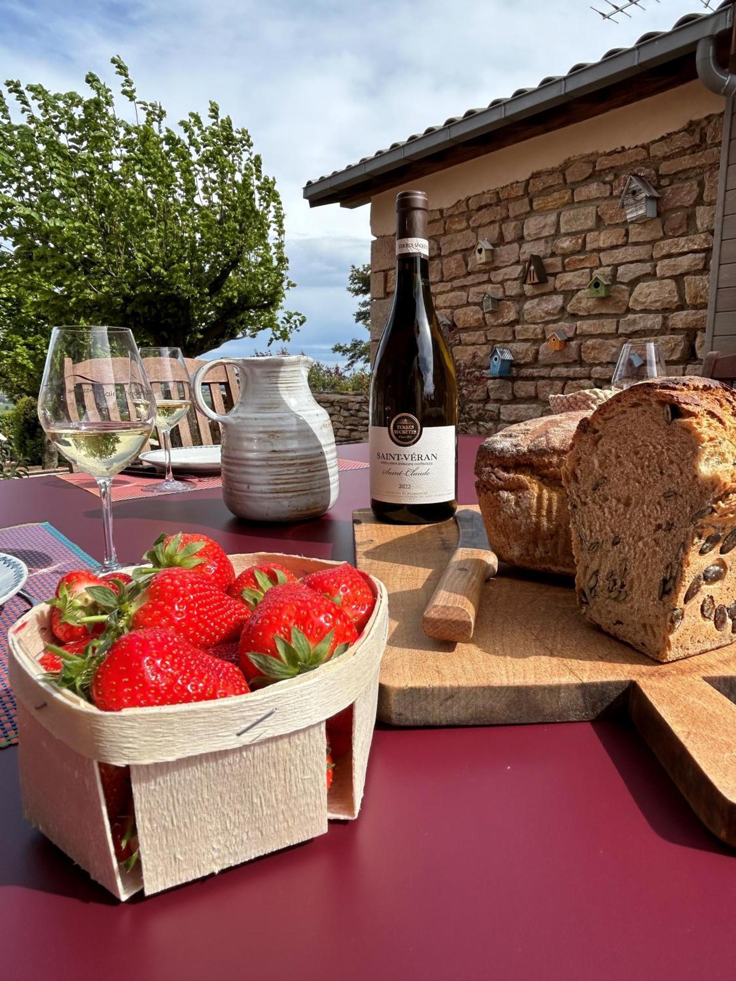 Le Tinailler Grand Standing Au Coeur Des Vignes Villa Prissé Екстериор снимка